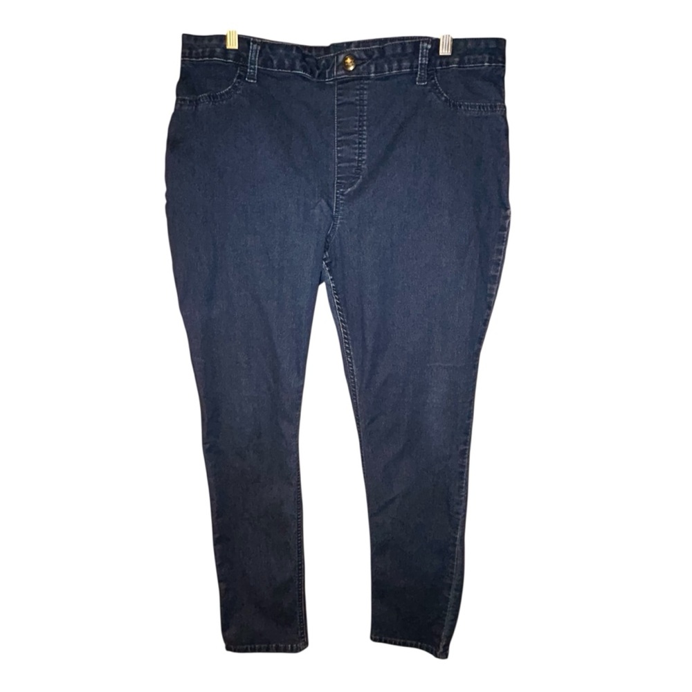 Riders by Lee Mid Rise Skinny‎ Jeans Pull On Women’s XL Stretch Denim